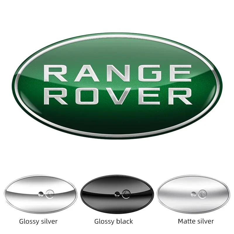 85mm/91mm 3D Logo Land Rover Badge Car Front Grille Emblem Rear Trunk Sticker For Land Range Rover Discovery Evoque Defender YJ1