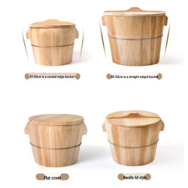 Minai Commercial Wooden Steamer Bucket for Rice