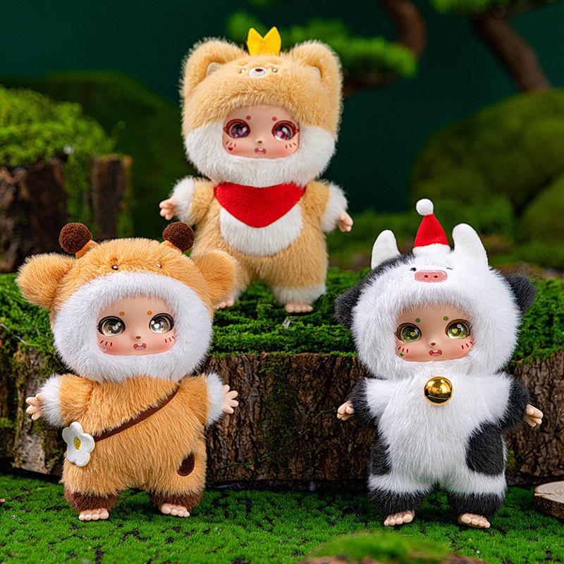 Модный Эмалированный Кукла Плюшевая Игрушка Подвеска - Милый Мультяшный Животное Шарм