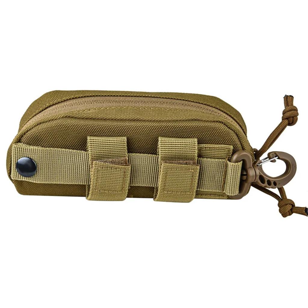 Чехол для очков с карабином, двойная молния. Полужесткий чехол для очков.