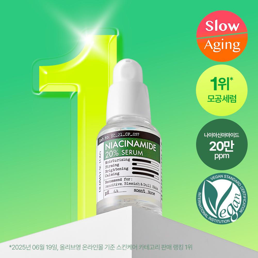 Derma Factory Сыворотка с ниацинамидом 20% 30 мл