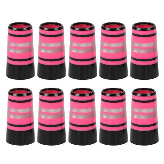 1/10 шт. Наконечники для клюшек для гольфа с цветными полосками для клюшек для гольфа с коническим наконечником 0,35 дюйма