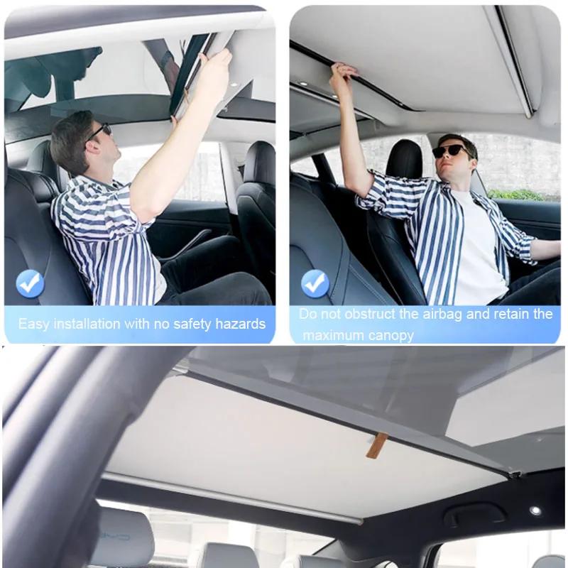 Car Retractable Sunroof Sunshade For XPENG G6 2024 2025 Skylight Roof Heat Insulation Shading Auto Interior Accessories