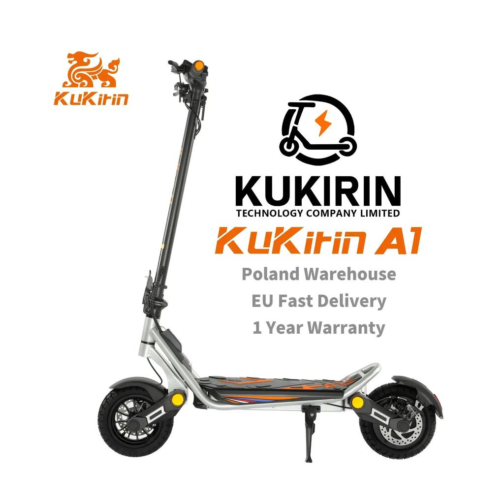 KUKIRIN A1 Electric Scooter 800W Motor 48V13Ah High-Capacity Battery 45 km/h Speed 45 km Range 10Inch Tires Off-Road EScooter