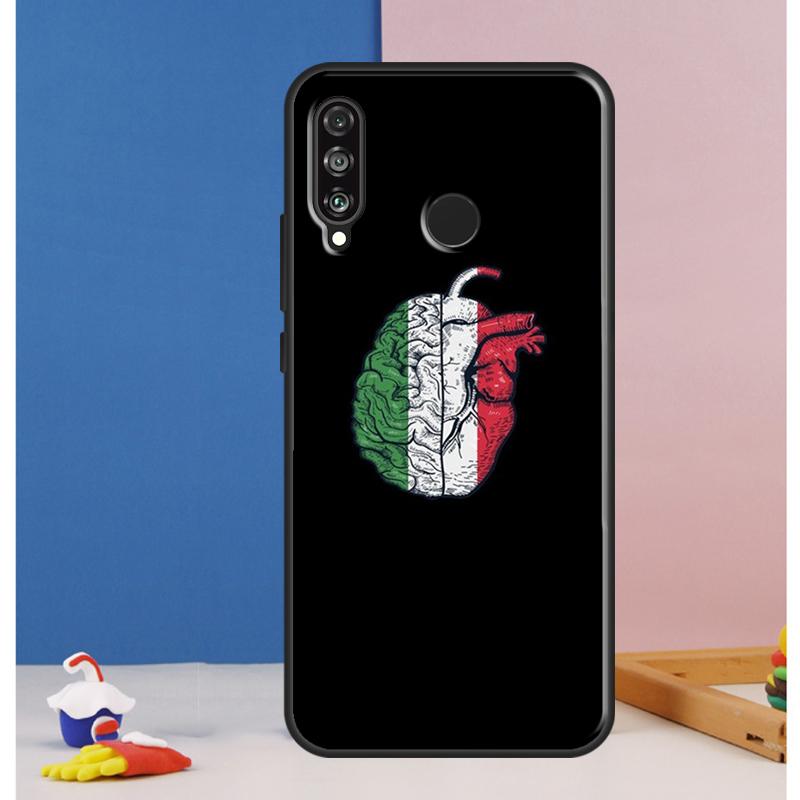 Чехол с флагом Италии для Huawei Nova 12s 7i 8i 11i 12i 9 10 SE Y73 Y90 Y70 Y72 Y61 Y91 P30 P40 Lite P60 Pro