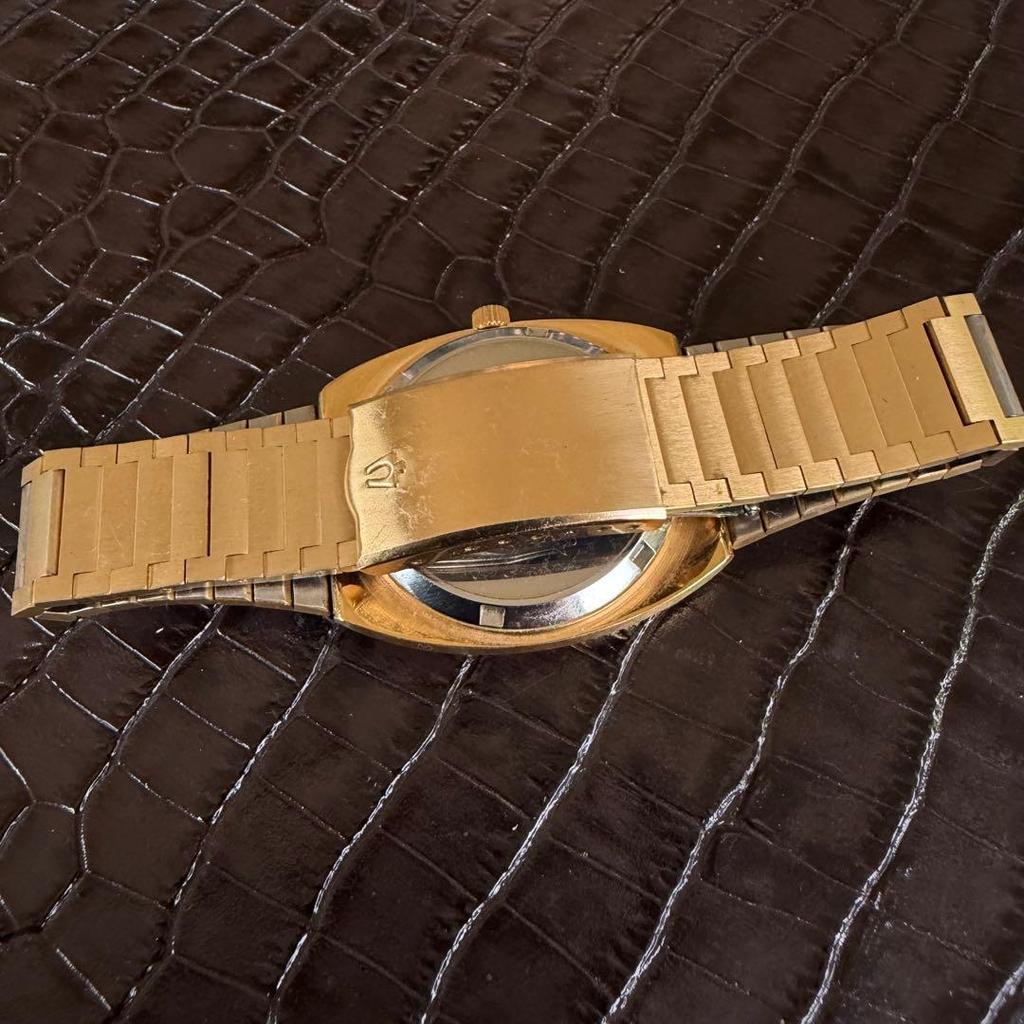 Б/у [Хорошее состояние] Bulova с автоподзаводом [4430301] Золото День-Дата База для ТО