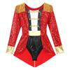Женский цирковой манеж, боди для косплея с длинными рукавами и блестками, комбинезон с хвостом, праздничные костюмы на Хэллоуин