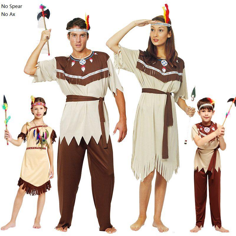 Women Tassel Indian Costume Native America Outfit Halloween Fancy Dress Cosplay