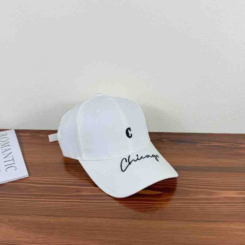 Fashion Hat new spring baseball cap embroidered letters Korean version ins men's and women's fashion trend casual sports curved brim cap