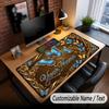Butterfly Theme Custom Mouse Pad Personalized With Name Text Customized Desk Mat For Office Home Decor
