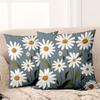 1 Pieces Boho Daisy Floral Throw Pillow Covers Farmhouse Decor Pattern Cushion Cover Suitable For Sofa Bedroom Car Pillow Cover
