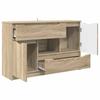 Sideboard in Sonoma Oak Finish 100 x 30 x 65.6 cm Particleboard