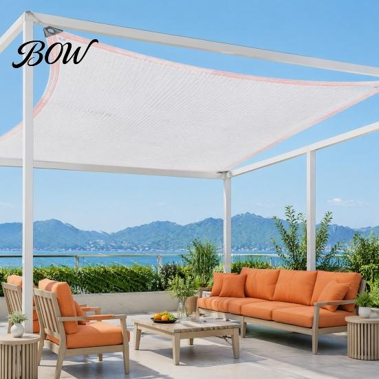 Durable Shade Net White Cloth for Garden, Plant Sun Protection Cover, Mesh Tarp Outdoor Fabric with Grommets, Sunshade Outdoor, Greenhouse,