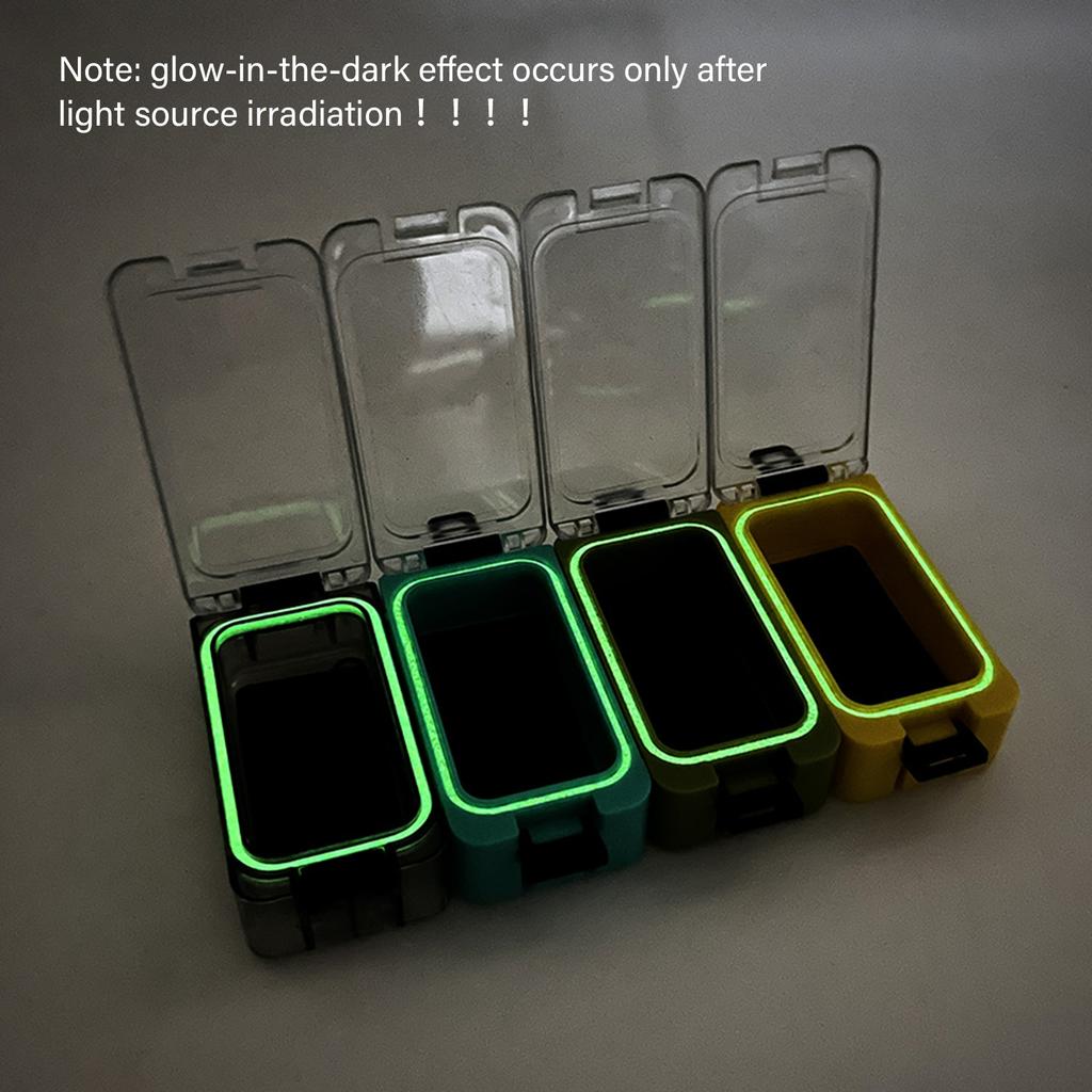 Ящик для рыболовных снастей с люминесцентной полосой, чехол для хранения рыболовных крючков, контейнер для рыболовных принадлежностей с магнитной функцией