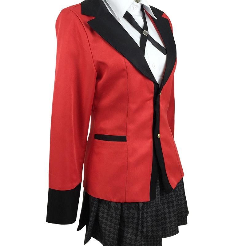 Cool Cosplay Costumes Anime Kakegurui Yumeko Jabami Japanese School Girls Uniform