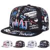 Unisex WHAT Graffiti Print Hip-hop Hats Fashion Spring Autumn Outdoor Adjustable Casual Baseball Caps Sunscreen Hat