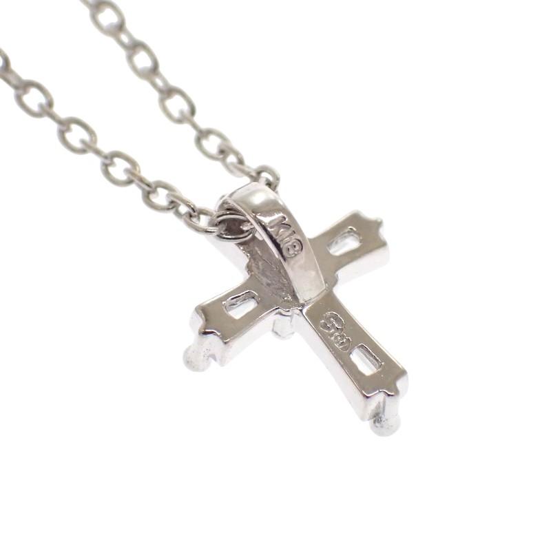 STAR JEWELRY Колье K18 белое золото/бриллиант Женское