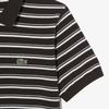 [lacoste] Men's Multi-Stripe Boucle Mix Short-Sleeve Sweater Polo Shirt PH578E-56G3LA