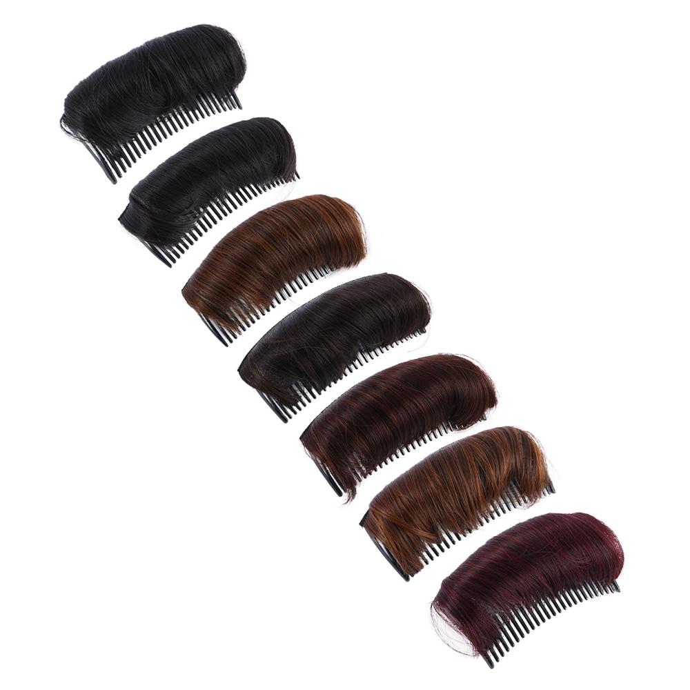 Hair Combs Synthetic hair Fluffy Hair Pad Invisible Hair Bun DIY Hair Extension False Hair Clip