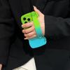 Подходит для браслета-подставки для iPhone 16E, чехол для телефона Apple 15promax, градиентная волна, защитный чехол 14