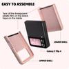 Новый цветной держатель кольца магнитный кронштейн чехол для Samsung Galaxy Z Flip 3 Flip4 Flip 5 5G Flip3 нескользящий чехол для Samsung Z Flip5