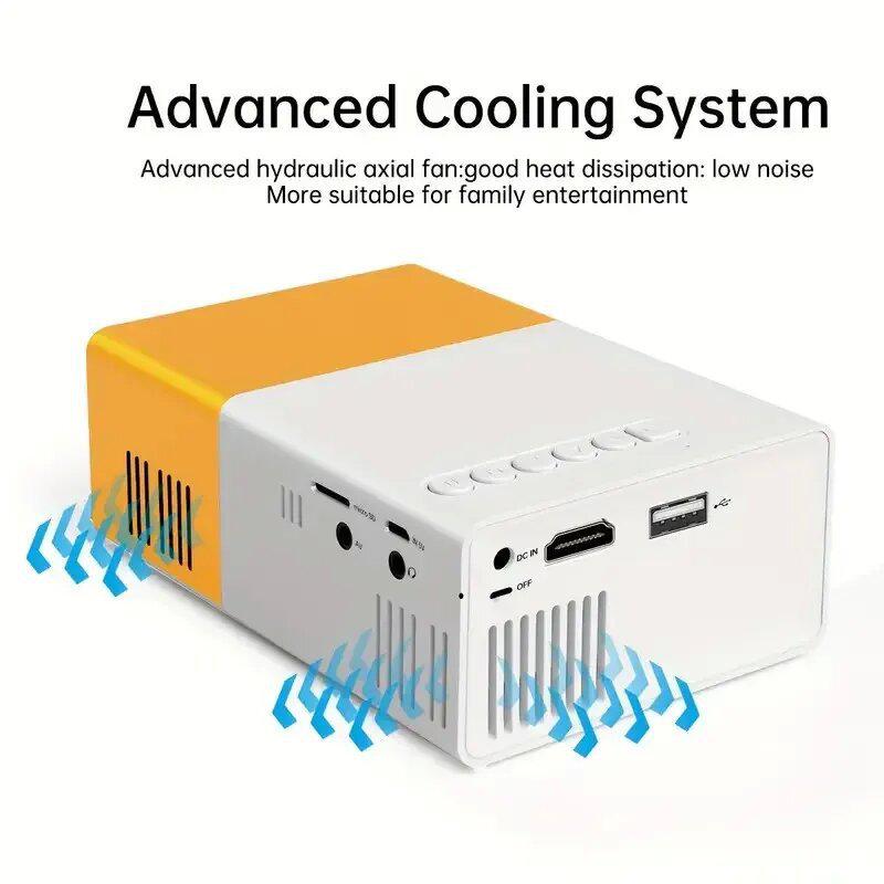 Детский мини-проектор YG300 1080P Портативный для проекции на стену в гостиной