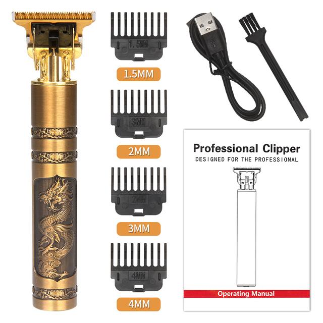 Машинка для стрижки волос, машинка для стрижки волос, перезаряжаемая бритва для бороды, профессиональный электрический триммер для волос для мужчин, парикмахерская