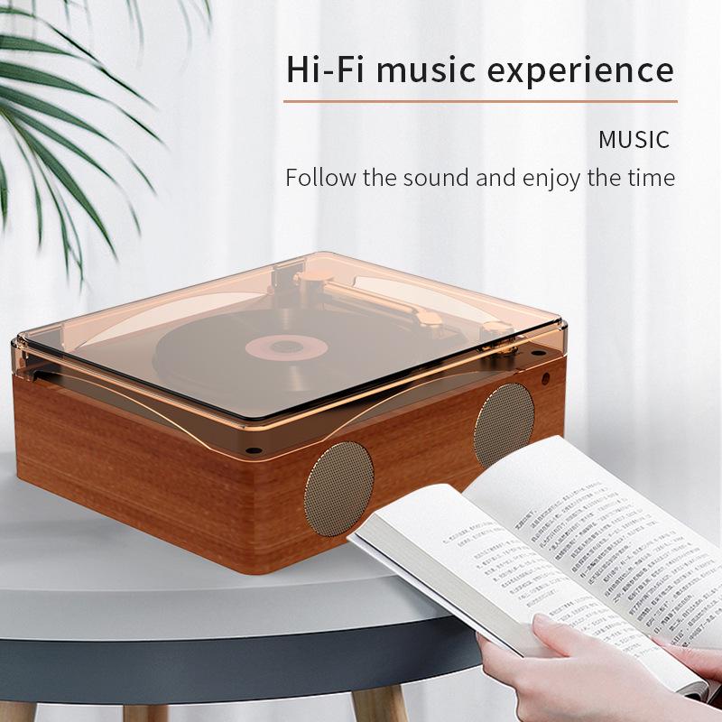 Ретро CD-плеер и колонка Bluetooth - Портативный, для дома и в подарок на день рождения
