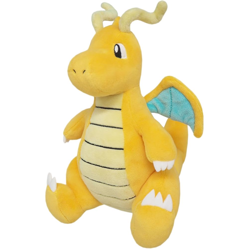 Sanei Boeki Pokemon Коллекция Всех Звезд Драгонайт Плюшевая Игрушка 15,5x19x21 см Мягкая Набивная Игрушка
