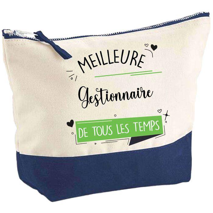 Trousse de maquillage - PLANETEE - Meilleure Gestionnaire de tous les temps - Grand format - Coton - Impression sublimation HD