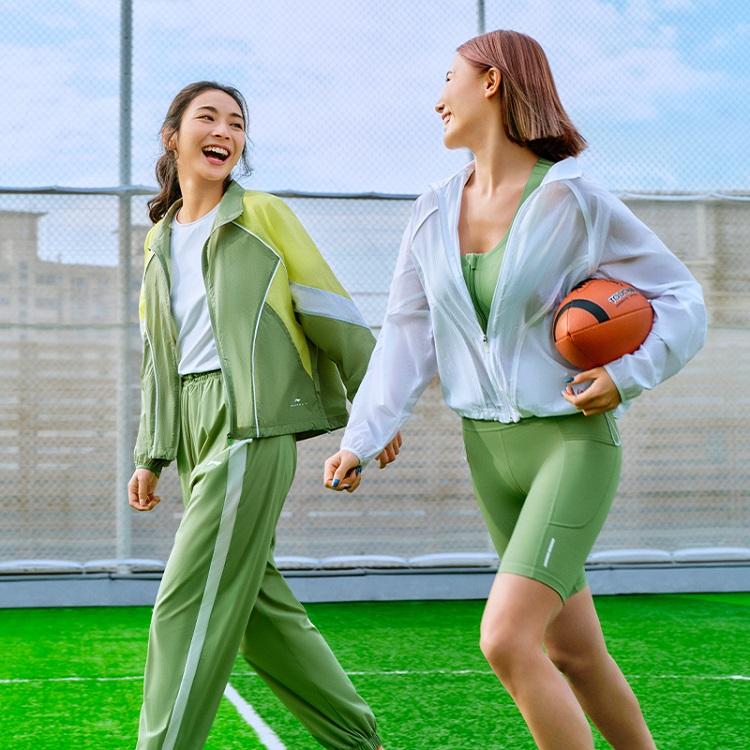 Li Ning Anti-Ultraviolet Antibacterial Cool Technology Удобная Мягкая Дышащая Легкая Спортивная Фитнес UPF50+ Солнцезащитная Одежда AFDU458-1