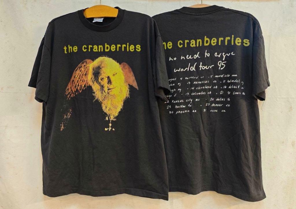 Vintage THE CRANBERRIES NO NEED TO ARGUE 1995 TOUR BAND Sz.L T-Shirt REPRINT