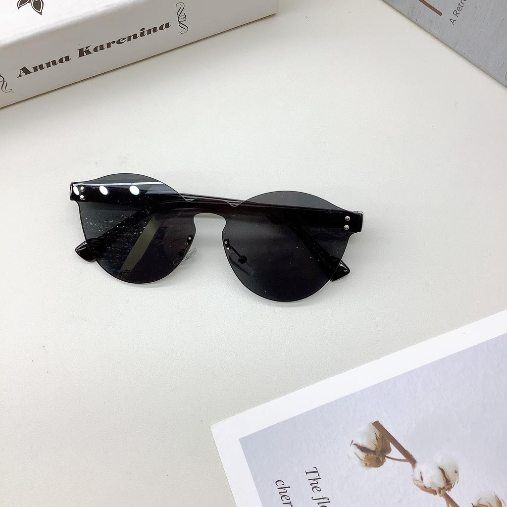 Солнцезащитные очки для путешествий с защитой от ультрафиолета для детей, модные милые детские солнцезащитные очки без оправы для детей