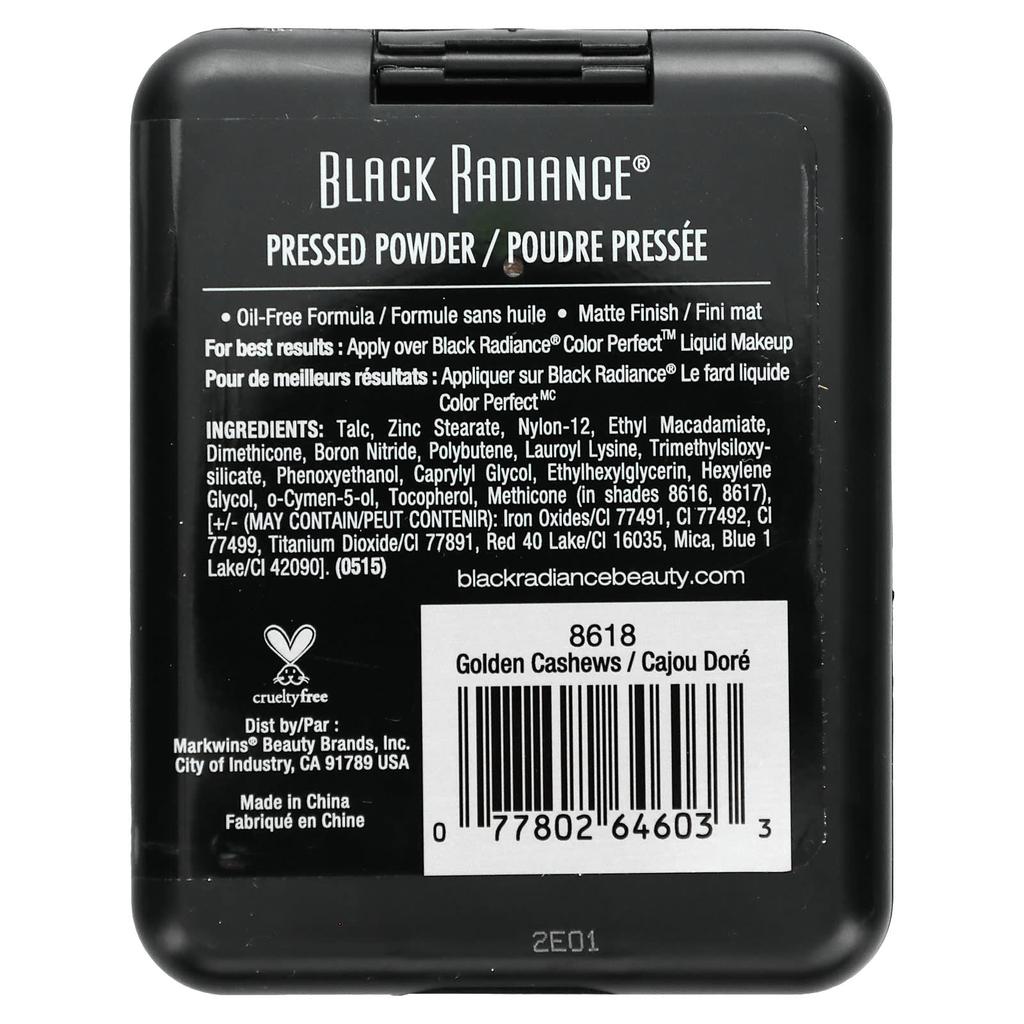 Black Radiance, прессованная пудра, 8618 Golden Cashew, 0,28 унции (7,8 г)