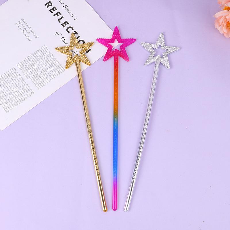 1 Pcs Fairy Wand Angel Star Magic Wand Five-Pointed Star Princess Magic Fairy Cane