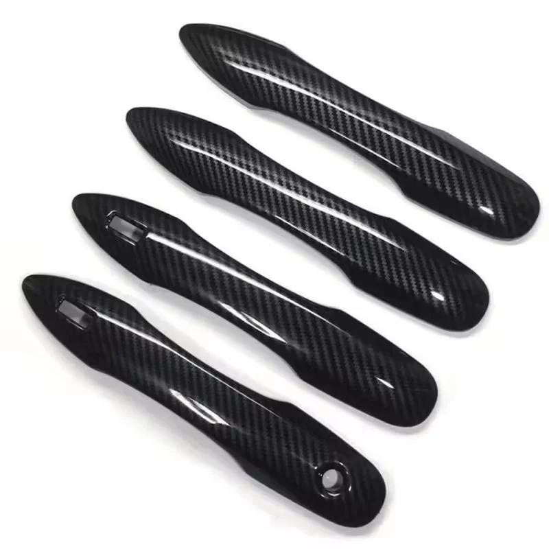 Для Toyota Camry 2018-2025 2019 2020 2025 2025 Наклейка на автомобиль из углеродного волокна Накладка на ручку двери Аксессуары Защита Декорация