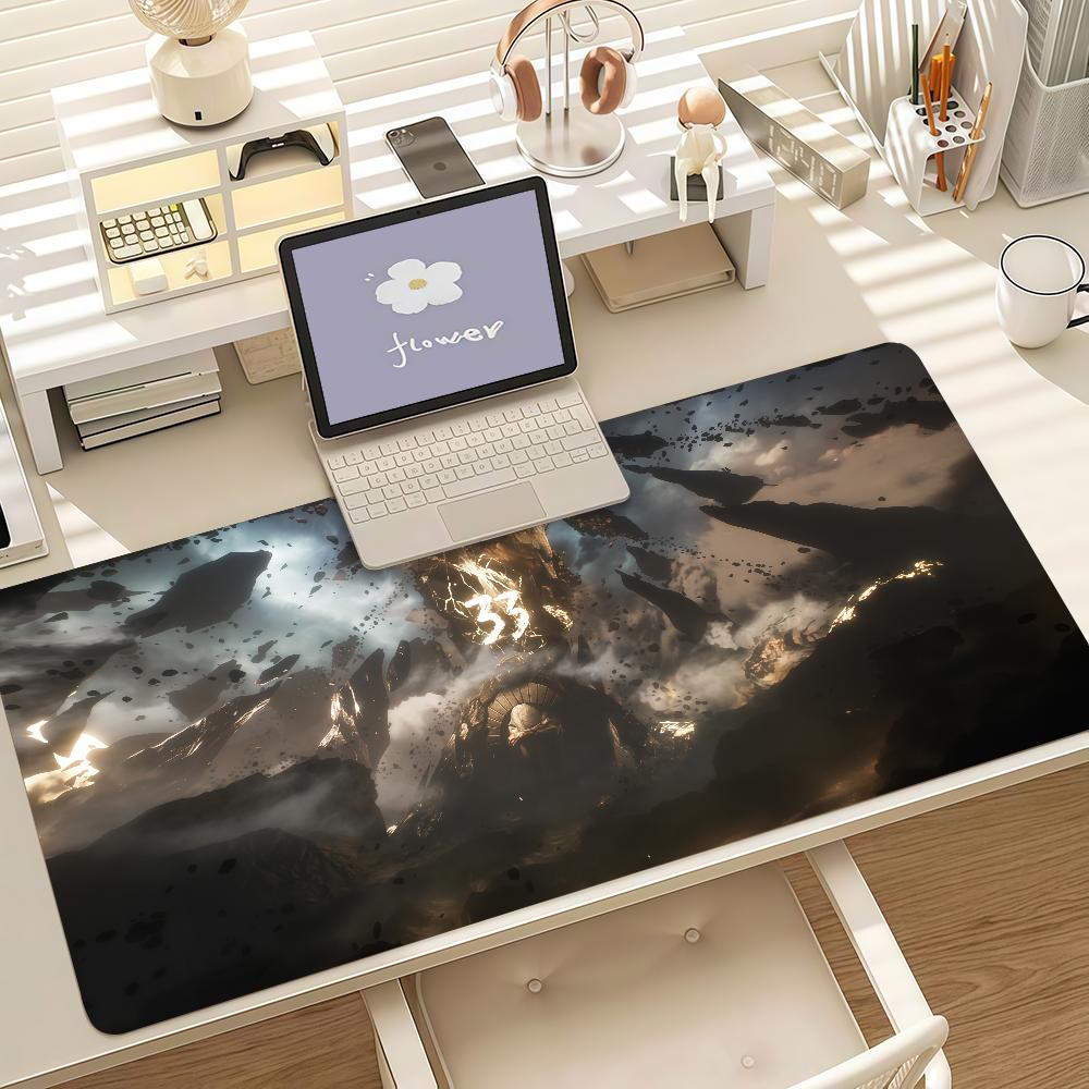 Adventure Game EExpedition 33 Mouse Pad Anti Slip Rubber Edge Locked Thickened Laptop Gaming Desk Mat