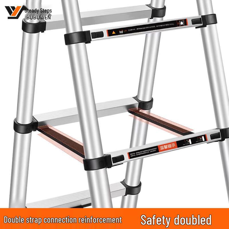 Bubuwen Telescopic Folding A-Frame Ladder