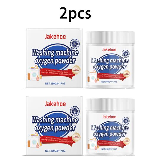 Jakehoe washing machine cleaning powder wave wheel drum universal decontamination and descaling household standing multi-piece set 260g