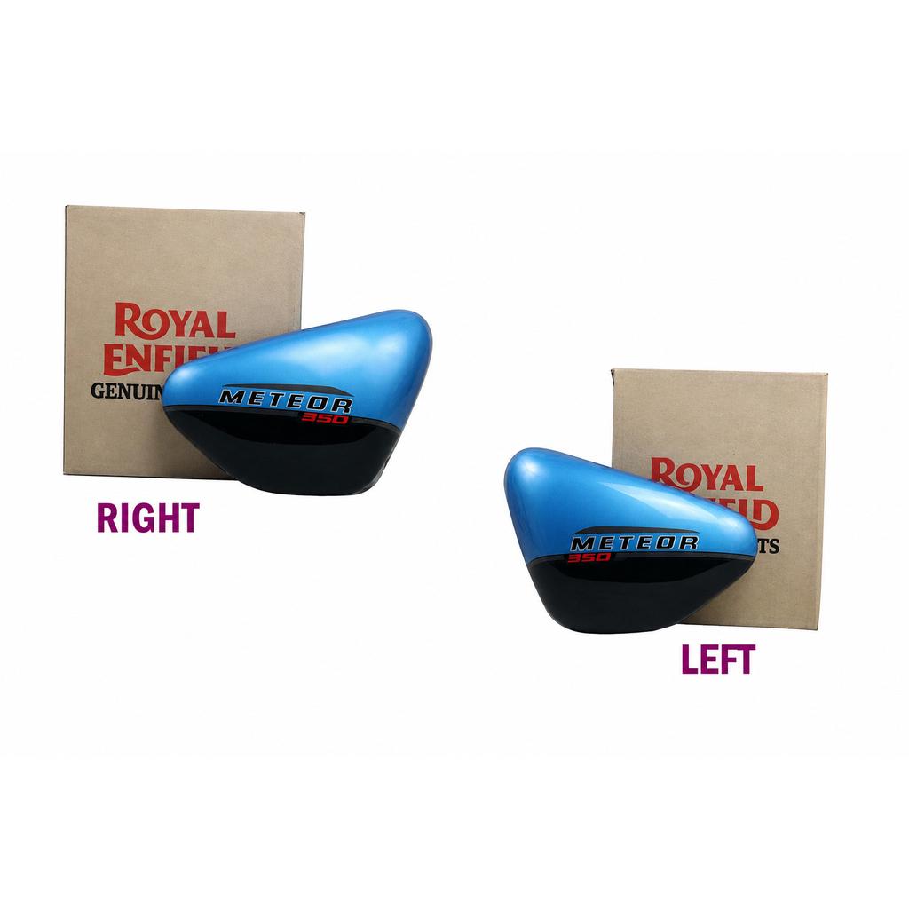 Right & Left Side "Outer Cover With Sticker For Royal Enfield Meteor 350"