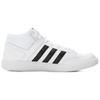 Adidas Cloudfoam All Court Mid Sports Versatile Non-Slip Durable Mid-Top Tennis Shoes Unisex Sneakers White BB9952