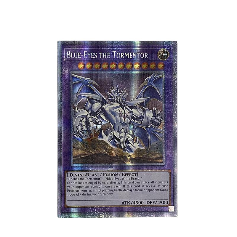 Diy Yu-gi-oh! Obelisk The Tormentor Self Control Collect Signature Trading Flash Card Anime Cartoon Christmas Gift
