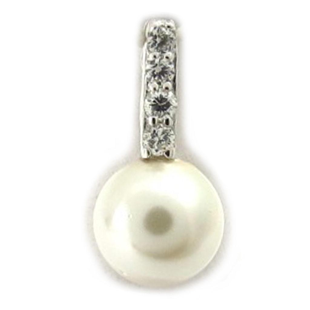 Les Trésors De Lily [K6675] - Silver Pendant 'Sissi' Silver-white (rhodium-plated) - 18x8 Mm