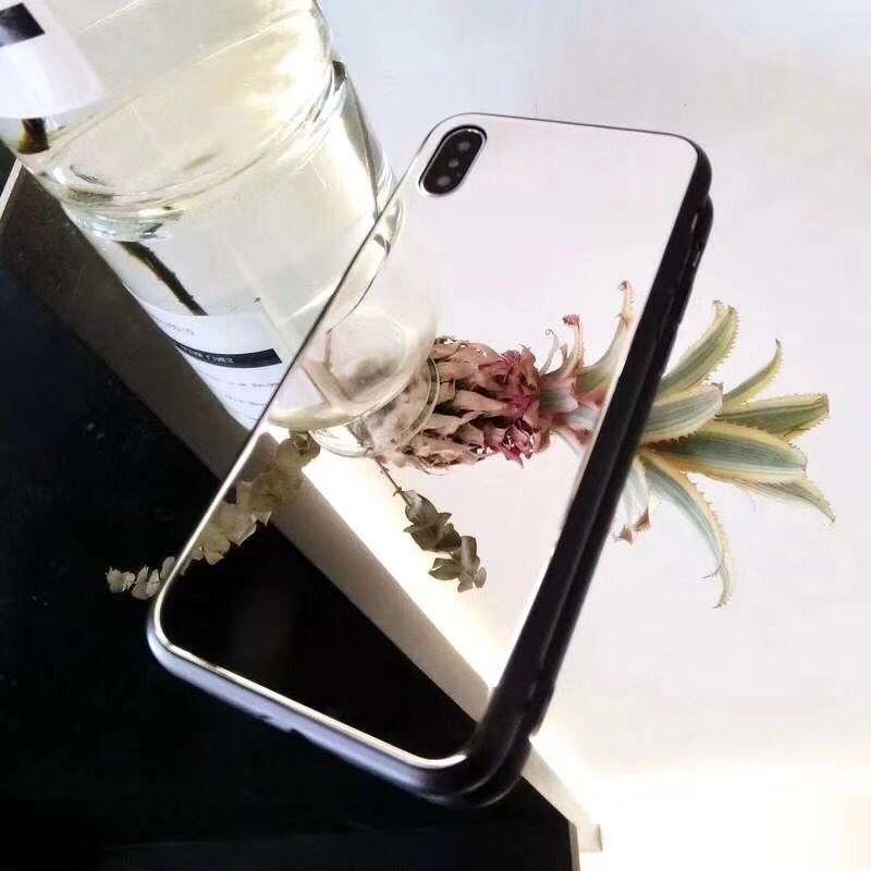 Clear Crystal Classic With Luxury Girls Mirro Soft Shell For Iphonex 78 Plus