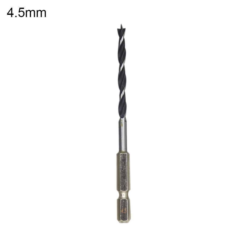 Three Pointed Drill Bits Power Tool Hole Opener Durable Twist Drilling Woodworking Tool