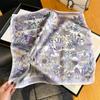 New 100% Natural Silk Square Scarf Women Bandana Headscarf Scarves Shawls Square Foulard Wraps Cachecol Femme Schals Bufanda