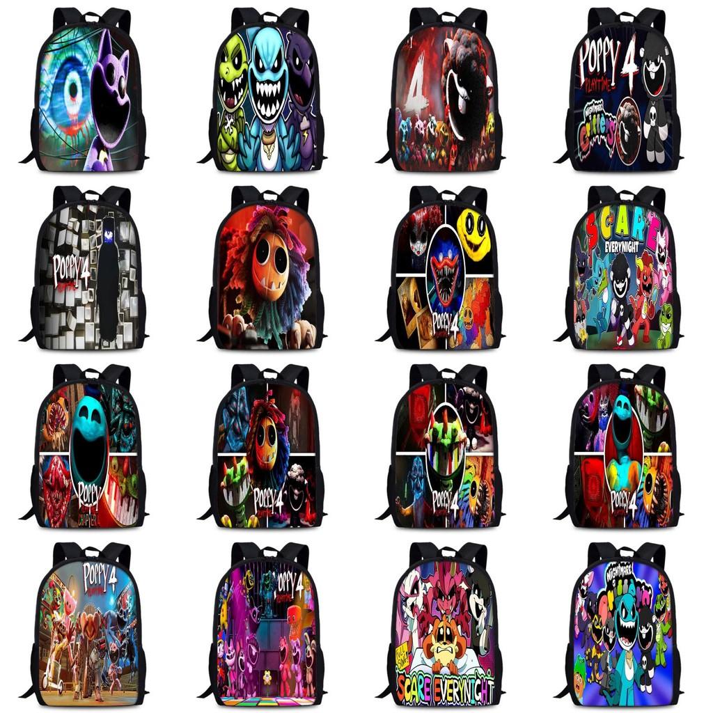 Poppy Chapter Playtime 4 Durable Bookbag 15in Laptop Anime Backpack Oxford