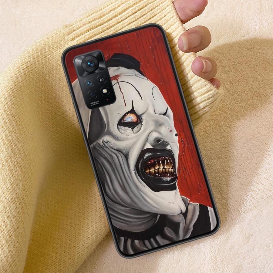 Чехол для телефона с изображением из фильма ужасов «Террификатор» для Redmi 13C 14C Note 14 13 Pro Plus 12 12C 10A 10C 10 9A 9C 9T 9 8 8A K80 K70 Pro Cover TPU