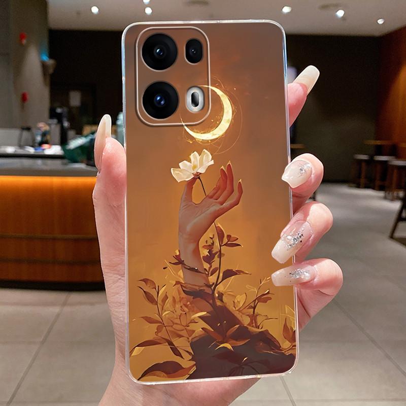 Casing For OPPO Reno 13 Reno13 Pro 5G Transparent Soft Silicone TPU Phone Case Aesthetic Luxury Cute Cool Boys Girls Back Cover