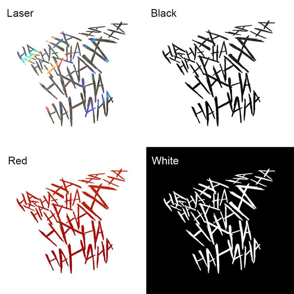 Ноутбуки Светоотражающий Декор Авто Украшение ХАХАХА Автомобильные Наклейки Мотоциклетный Шлем Наклейка на Автомобиль